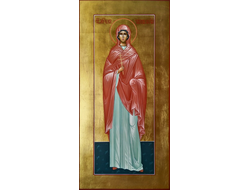 Наталия (Наталья) Никомидийская, святая мученица. Рукописная мерная икона.