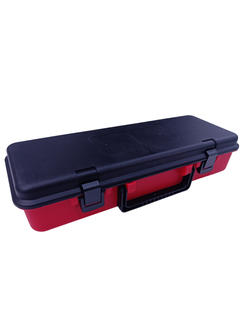 Ящик рыболовный "ПРОФИ M" для мелочей 40х15х8см/ цвет красный