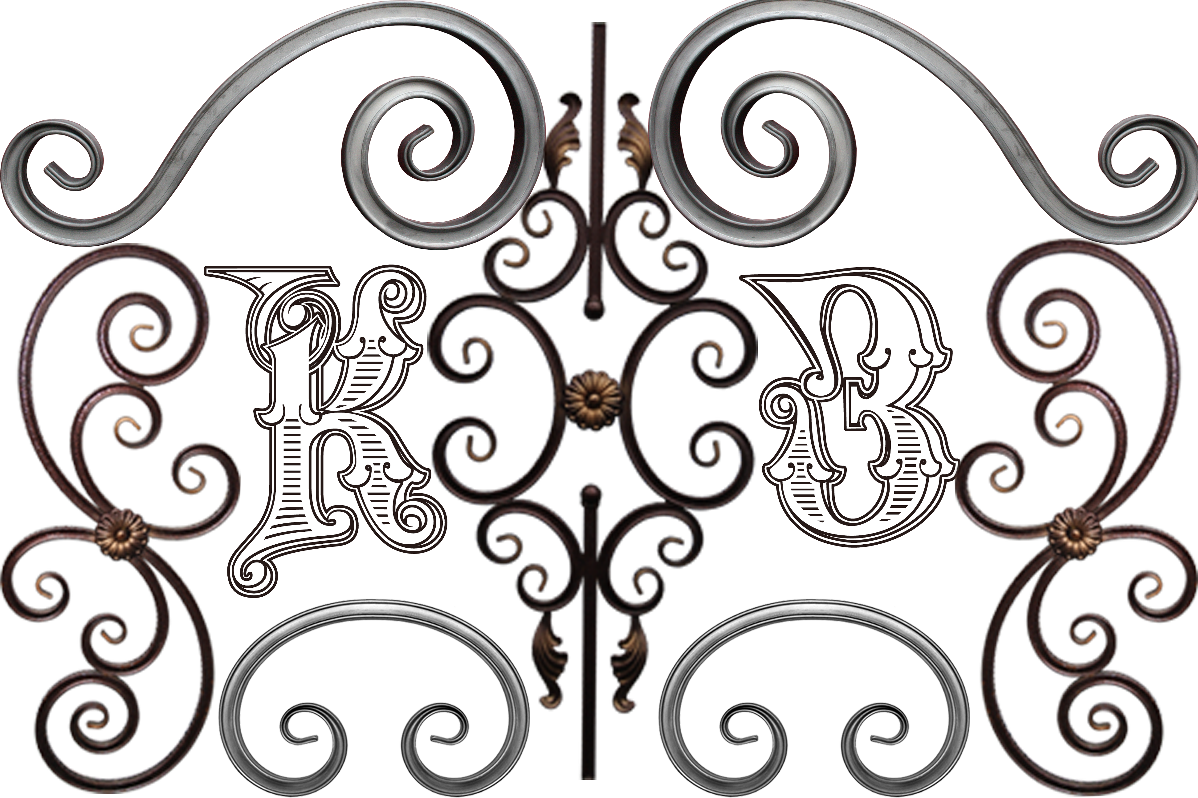 элементы ковки. 104. кованые элементы воронеж. кованые изделия на холмистой воронеж. волюта т15-260х105мм.