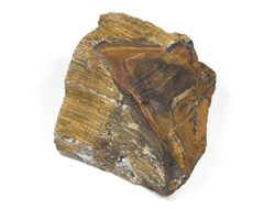 Тигровый глаз, необработанный образец, ЮАР (35*35*21 мм, 41 г) №26205