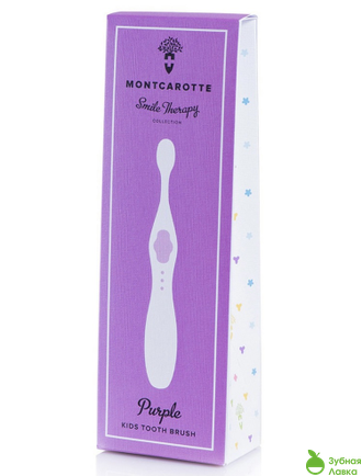 ДЕТСКАЯ ЗУБНАЯ КИСТЬ MONTCAROTTE PURPLE KIDS TOOTHBRUSH