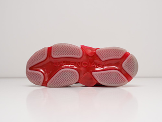 Кроссовки Balenciaga Triple S Trainer Clear Sole Grey Red