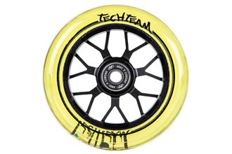 Купить колесо Tech Team Y DROP 110 (желтое) для трюковых самокатов в Иркутске