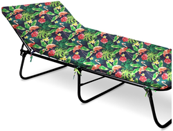 Кровать раскладная Haushalt с мягким матрасом НРК4М, рисунок с фламинго