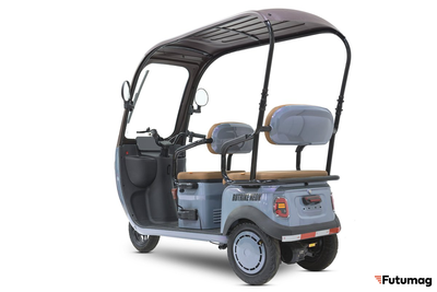 Электротрицикл Rutrike Неон фиолетовый