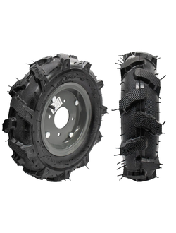 Комплект колес к мотоблоку 4.00-8 ПОЛЕСАД , Елочка , диск 4 отверстия