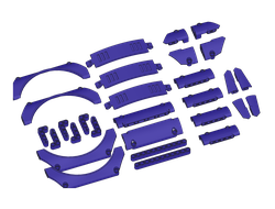 Комплект оригинальных панелей LEGO Technic 29 шт., Purple