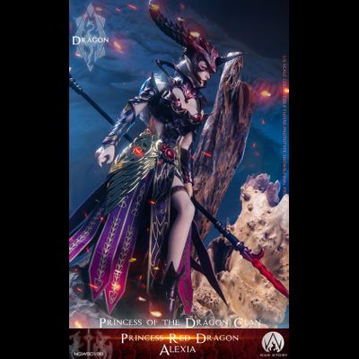 Принцесса-дракон Алексия (красная) - Коллекционная ФИГУРКА 1/6 scale Dragon Princess - Red Dragon Alexia (WS019B) - WAR STORY