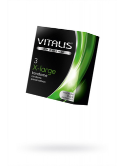 Презервативы VITALIS PREMIUM № 3 x-large - увеличенного размера (ширина 57 мм)