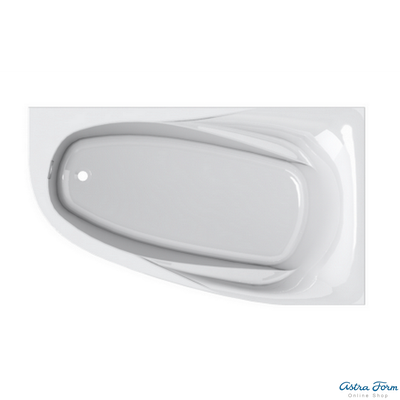 Astra-Form ванна Селена правосторонняя 170/100 см белая