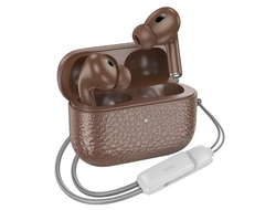 Беспроводные наушники HOCO EQ9 коричневые Bluetooth V5. 3