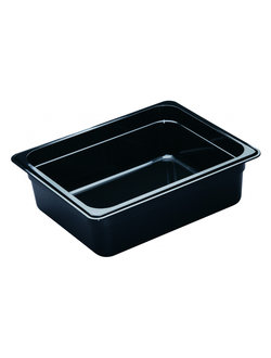 Гастроёмкость 1/2-100, поликарбонат, чёрная