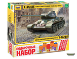 3687П. Советский средний танк Т-34/85 (без красок). (1/35)