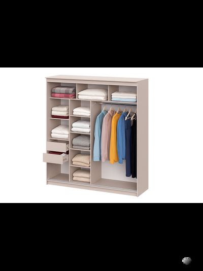 Шкаф-купе № 25 Меланж 200 см