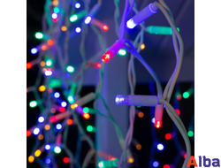 Бахрома 3,1*0.5 м МУЛЬТИ, постоянное свечение IP 54