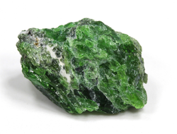 Хромдиопсид, необработанный "дикий" образец, Россия, Якутия (23*17*13 мм, 6,6 г) №28336