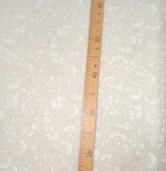 Ткань льняная    " Полевые цветы на полувар"