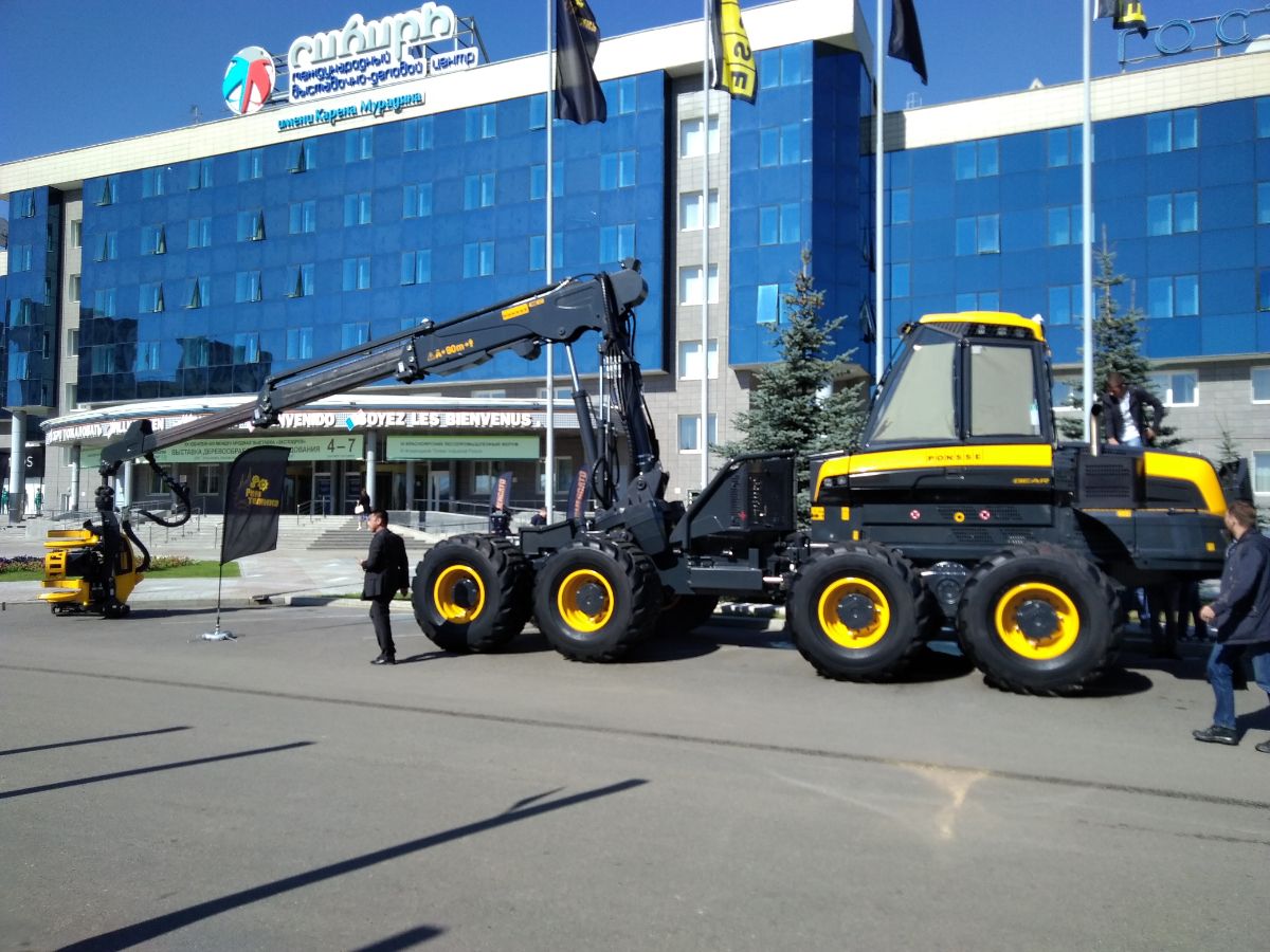 Харвестер в Красноярске. Выставка ExpoDrev 2018