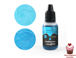 Краситель пищевой гелевый водорастворимый Caramella 106 Небесно-голубой 20 гр