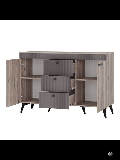 Кассандра КМ-12 комод Дуб Смоки MF-14