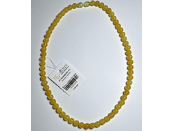 Бусы шары из натурального янтаря