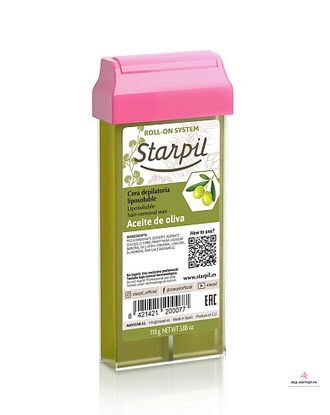 Воск в картридже Starpil Оливковый 110 гр Прозрачный для тонких длинных волос