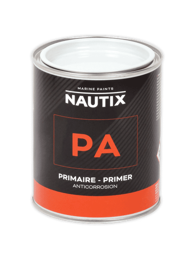 Грунт «NAUTIX pA для iA» однокомпонентный полиуретановый защитный для киля и корпуса из стали и чугуна НИЖЕ и ВЫШЕ ВАТЕРЛИНИИ КРАСНО-КОРИЧНЕВЫЙ, 0.75л.