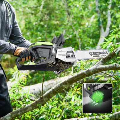 Цепная аккумуляторная пила Greenworks OCS800