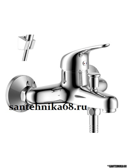 Смеситель латунный для ванны с душем ROSSINKA Y40-31 литой излив