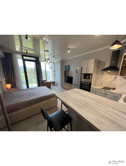 Студия в долгосрочную аренду в 50 метрах от моря. ЖК "Tropical Garden" - Чакви, пригород Батуми