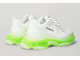 Balenciaga Triple S Sneaker Clear Sole White Fluo Yellow