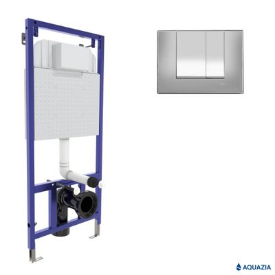 Инсталляция VISAM SLIM 525 для подвесного унитаза (S3 Хром глянец)