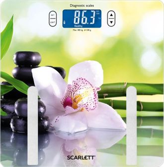 Весы напольные электронные с рисунком Scarlett SC-BS33ED10 (макс.180кг)