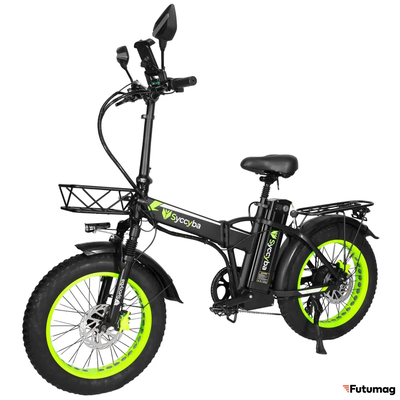 Электровелосипед SYCCYBA H1 (F10) 20AH зеленый