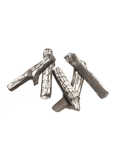 КЕРАМИЧЕСКИЕ ДРОВА ОБГОРЕЛЫЕ - 5 ШТ