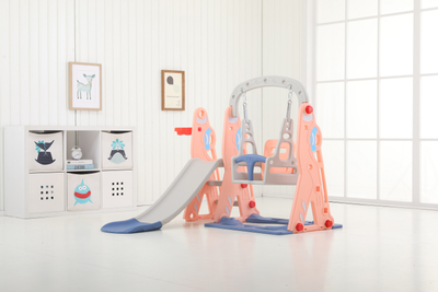 Горка + качели "Космо" PS-035-О оранжевый