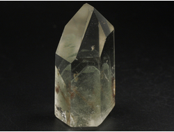 Кварц горный хрусталь с фантомами и хлоритом, кристалл полированный, Бразилия (58*30*27 мм, 68 г) №36861