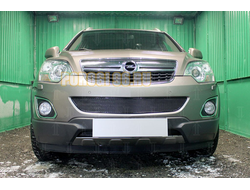 Защита радиатора Opel Antara I (рестайлинг) 2010- black низ PREMIUM