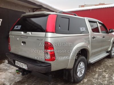Кунг Sammitr SUV Plus V4 серебристый 1CO на Toyoyta Hilux Vigo 2005-2015 в Перми и Екатеринбурге!