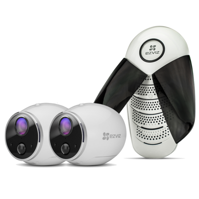 Универсальная Wi-Fi камера на батарейке с базовой станцией EZVIZ Mini Trooper