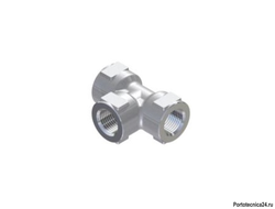 Тройник Т-образный г 3/8"; г 3/8"; г 3/8" нерж. 600 бар.