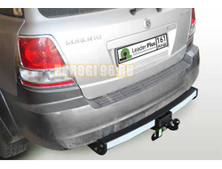Фаркоп с нержавеющей пластиной Лидер-Плюс для Kia Sorento 2002-2006