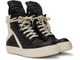 Кроссовки Rick Owens Black and Off-White Geobasket