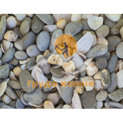 Крымская морская галька, фракция 10-20 мм