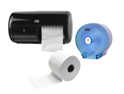 Компактная (бытовая) туалетная бумага и диспенсеры