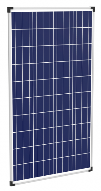 Поликристаллическая cолнечная батарея TopRaySolar 100П (12 В, 100 Вт)