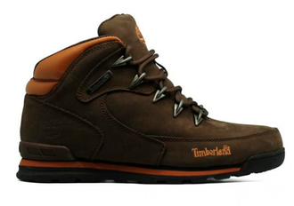 Timberland Euro Sprint коричневые/мех (42-46)