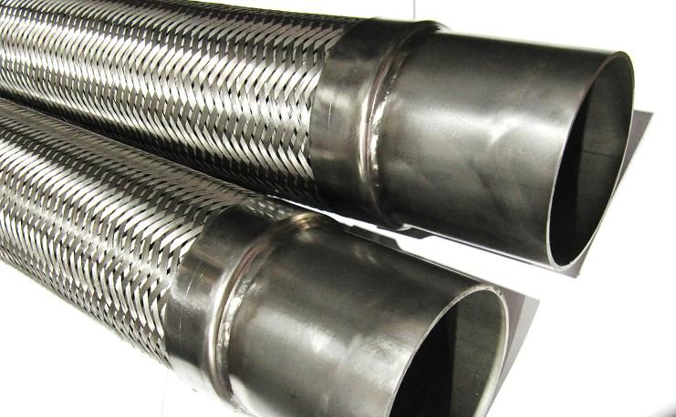 МРВД Металлорукав высокого давления из нержавеющей стали с патрубками под приварку