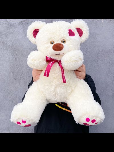 Плюшевый мишка 65 см бежевый Кельвин