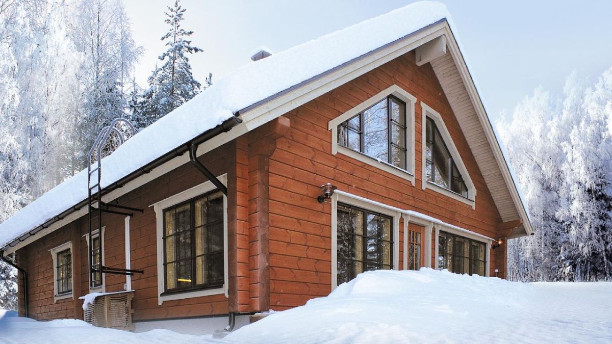 Зимний частный дом